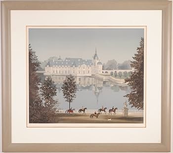 フランス油絵　ミッシェル ドラクロワ F6 【　風景　】手描き 額付き フランス油絵 ミッシェル ドラクロワ F6 【 風景 】手描き 額